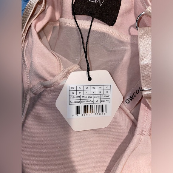 NWT OW Collection x REVOLVE SERENITY Sheer Bodice Pink Maxi Dress 🌸 Size XS New! - Picture 8 of 14